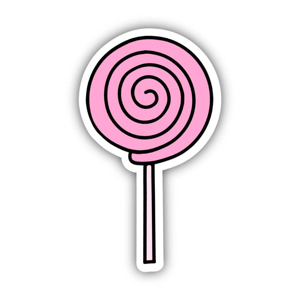 Pink Spiral Sucker Aesthetic Sticker