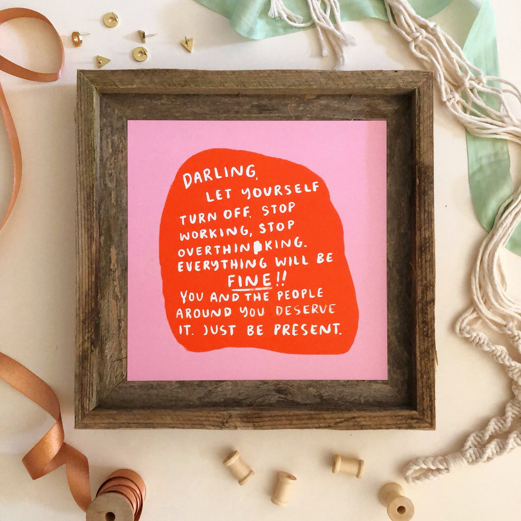 Darling Art Print