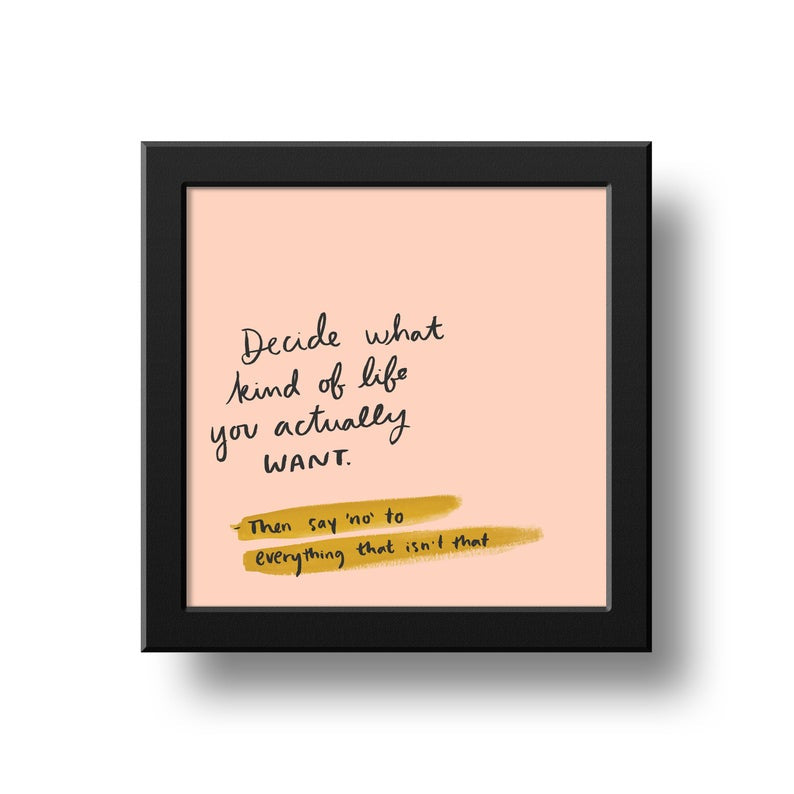 Decide Art Print