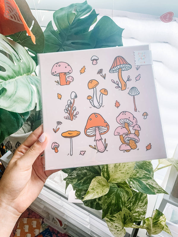 Mushroom Fields Print