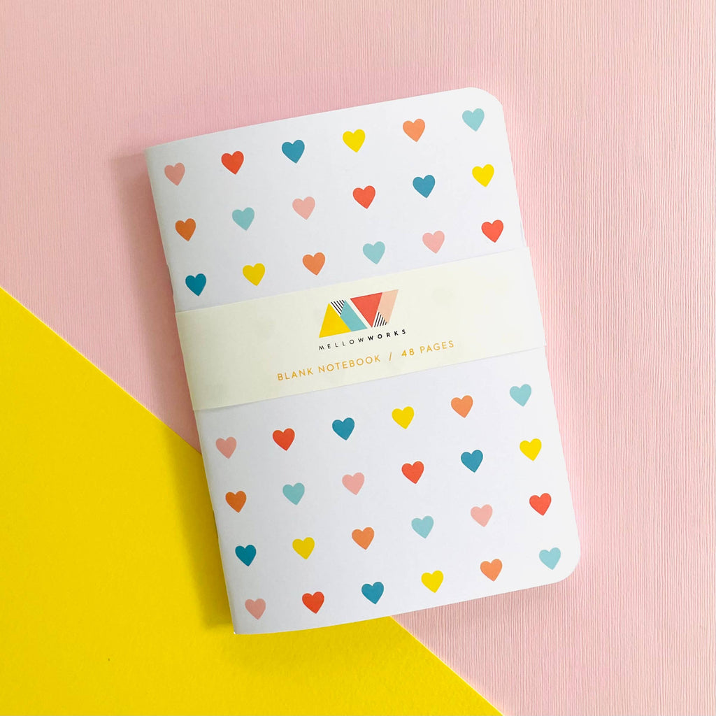 Rainbow Hearts Notebook