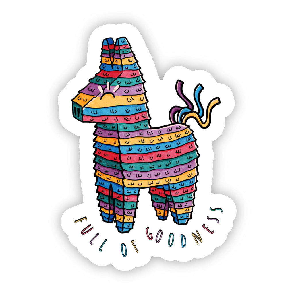 Full of Goodness Rainbow Piñata Sticker