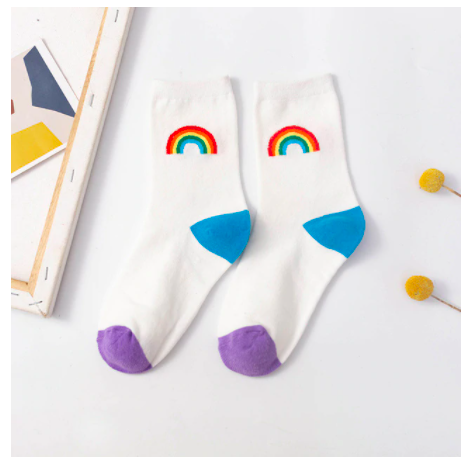 Rainbow Sloane Socks