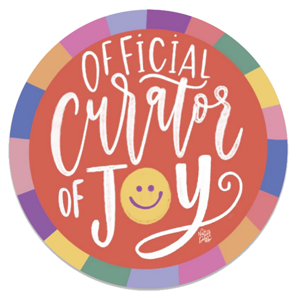 Curator of Joy Sticker
