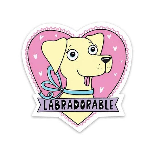 Labradorable Sticker - Yellow Lab