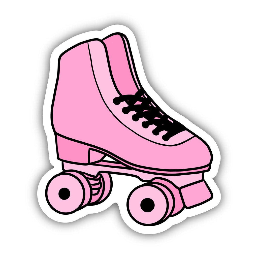 Pink Roller Skate Aesthetic Sticker