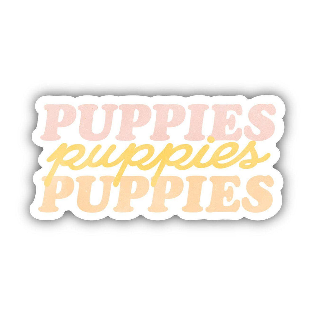 Puppies Puppies Puppies Sticker