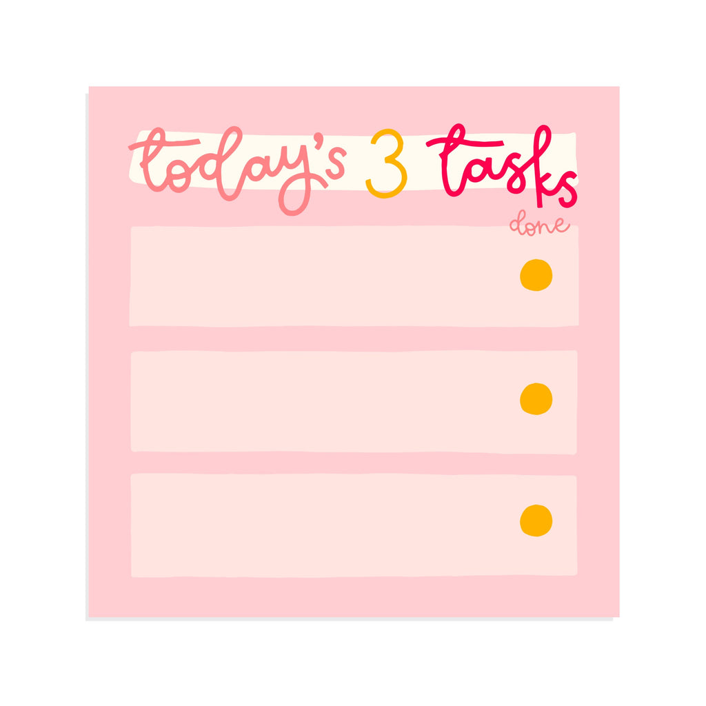 Today's 3 Tasks Sticky Notes