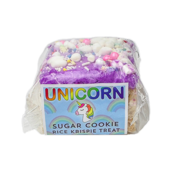 Jumbo Unicorn-Sugar Cookie Rice Krispie Treat