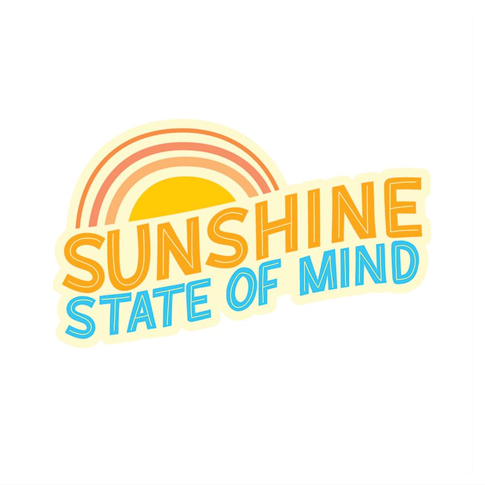 Sunshine State Of Mind Vinyl Sticker
