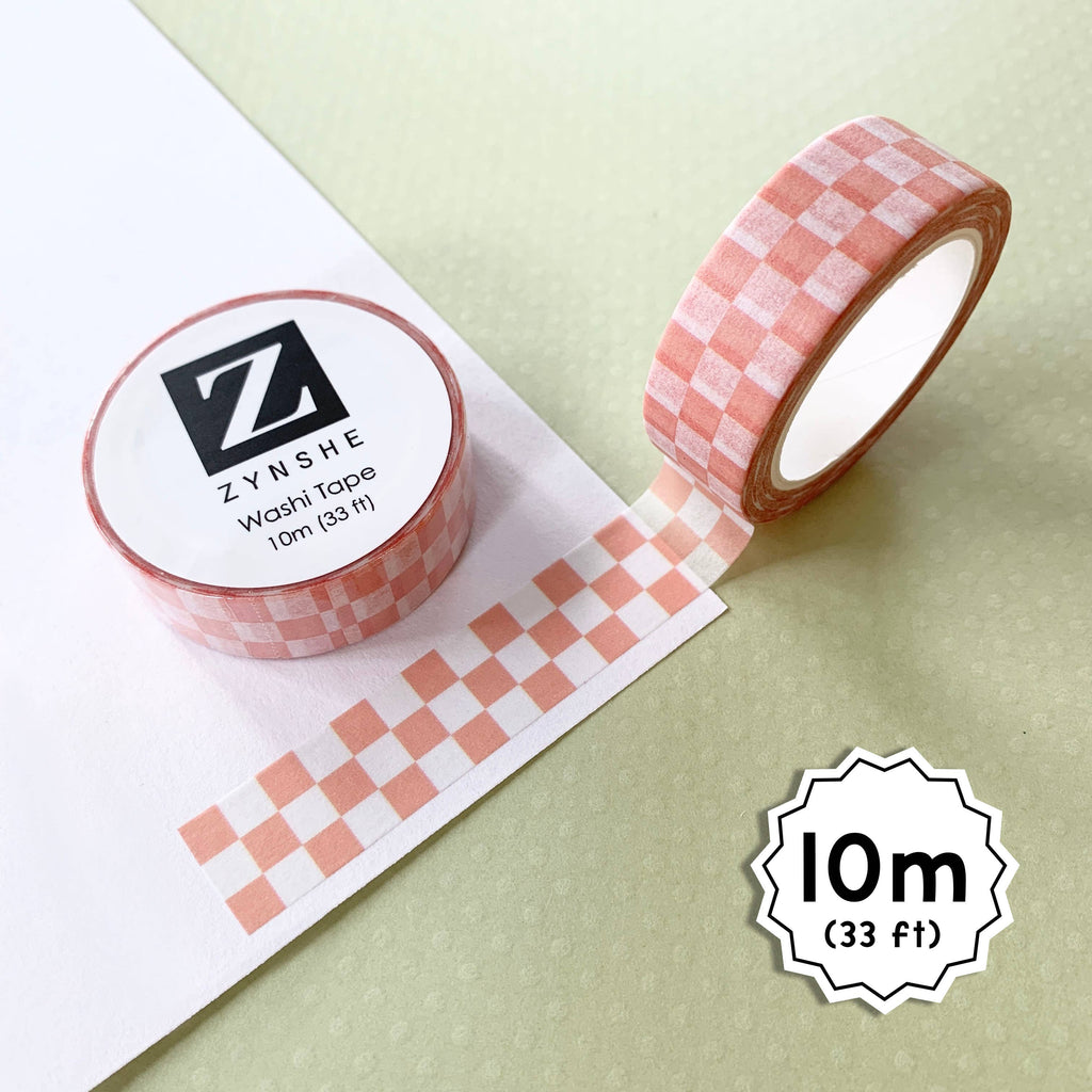 Pink Checkerboard Washi Tape