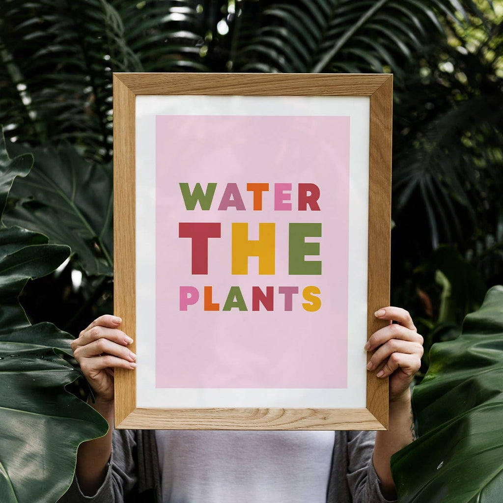 Water the Plants Art Print 8x10