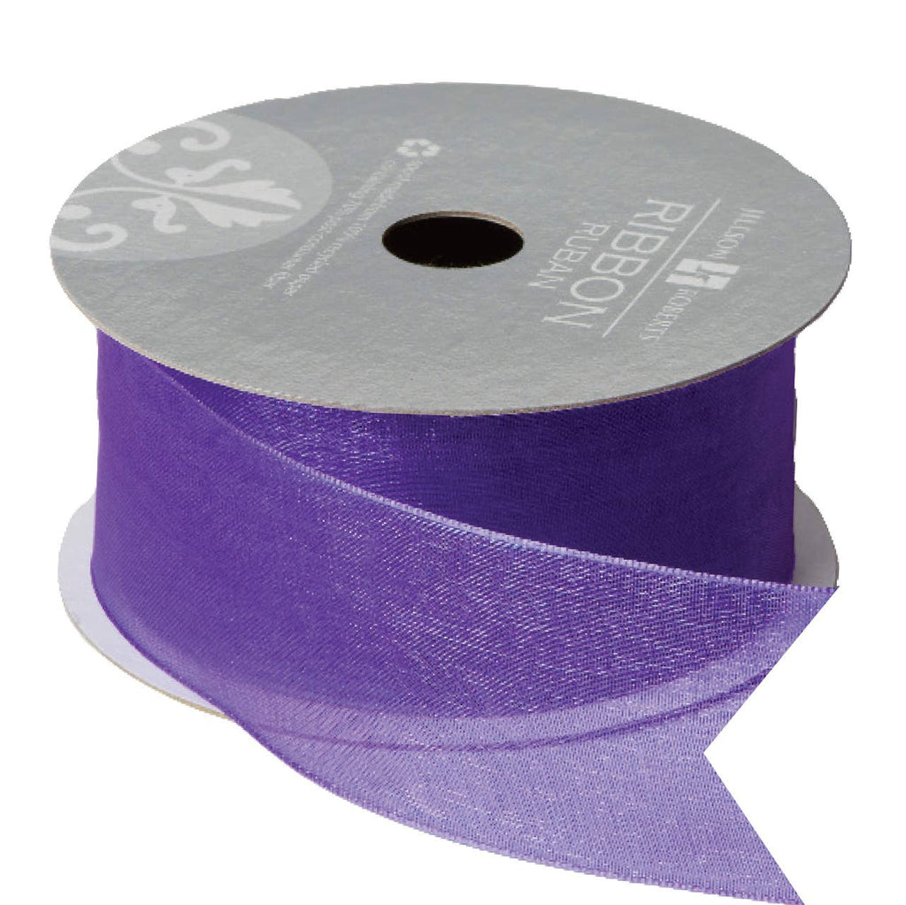 Purple Ribbon - Fancy Sheer 1 1/2"