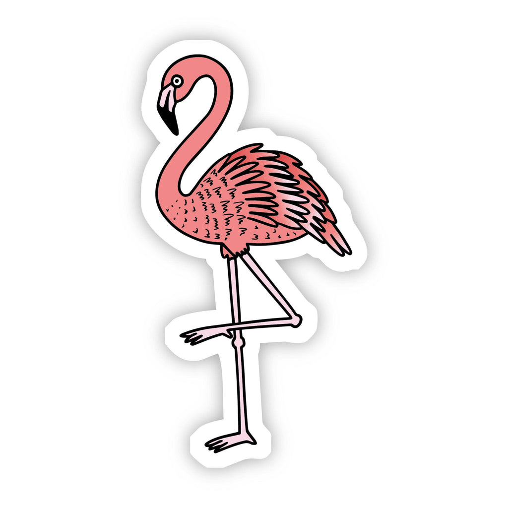 Light Pink Flamingo Aesthetic Sticker