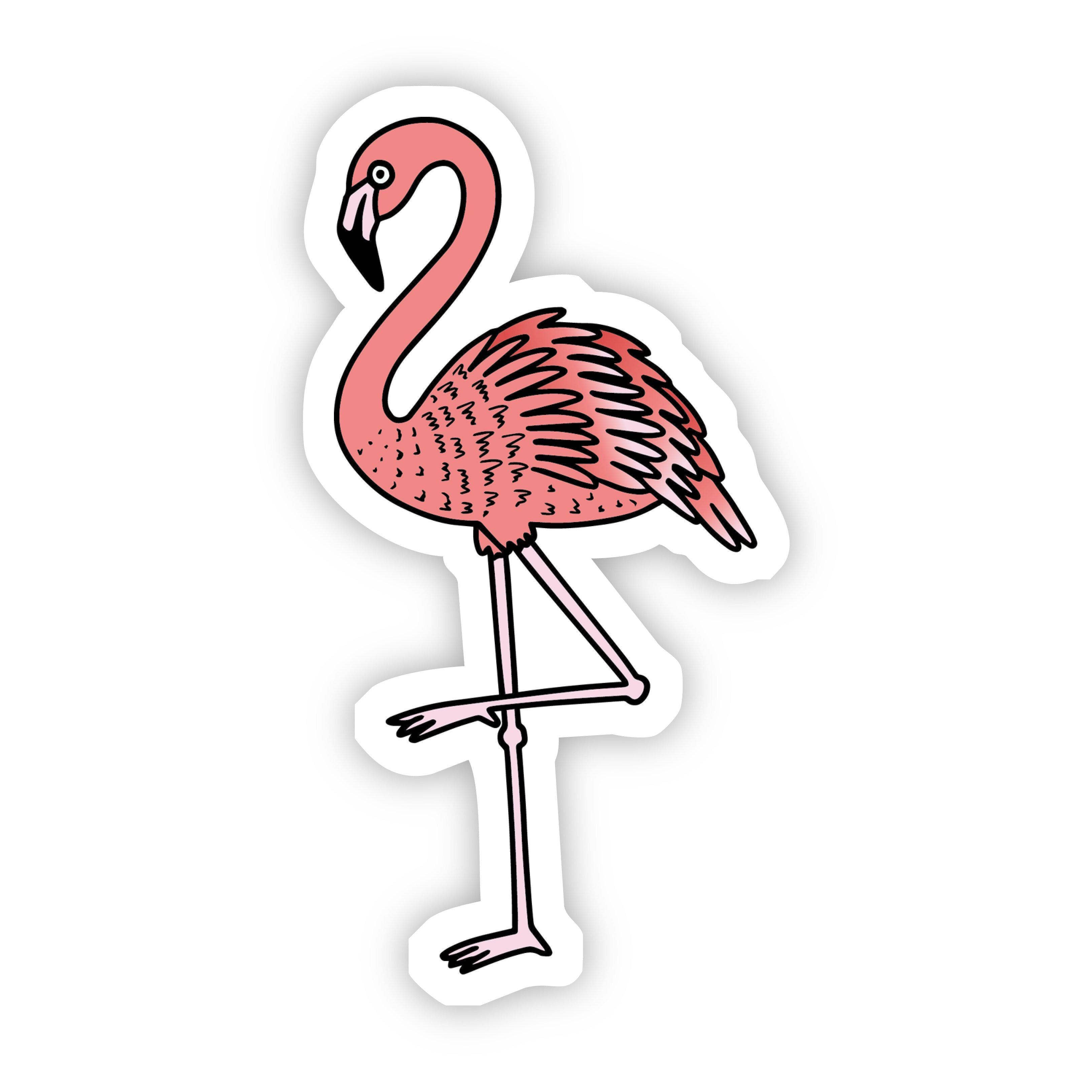plastic flamingo ink pad