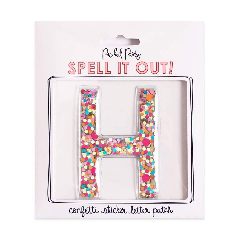 Stick to it Confetti Letter – Less Bitter More Glitter