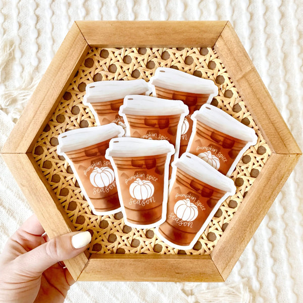 Pumpkin Spice Latte Season Sticker