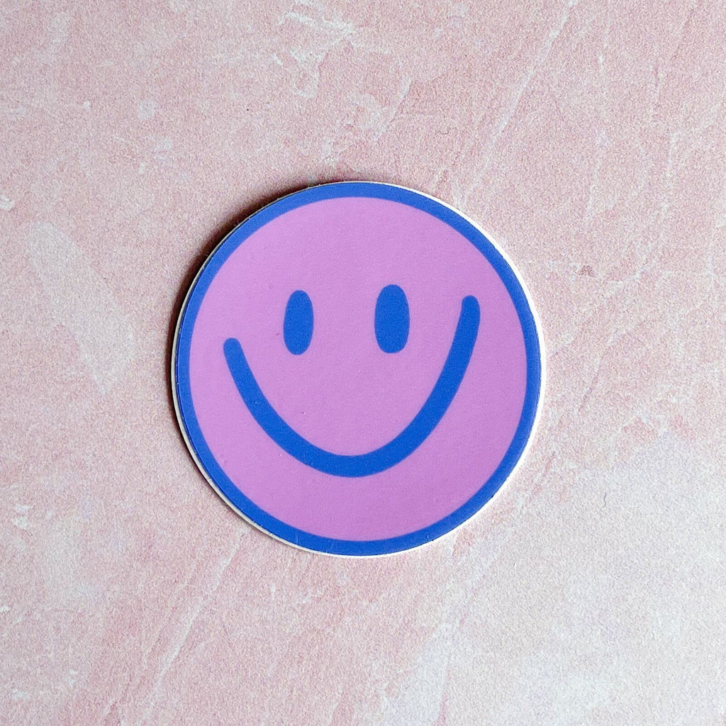 Smiley Sticker - Purple