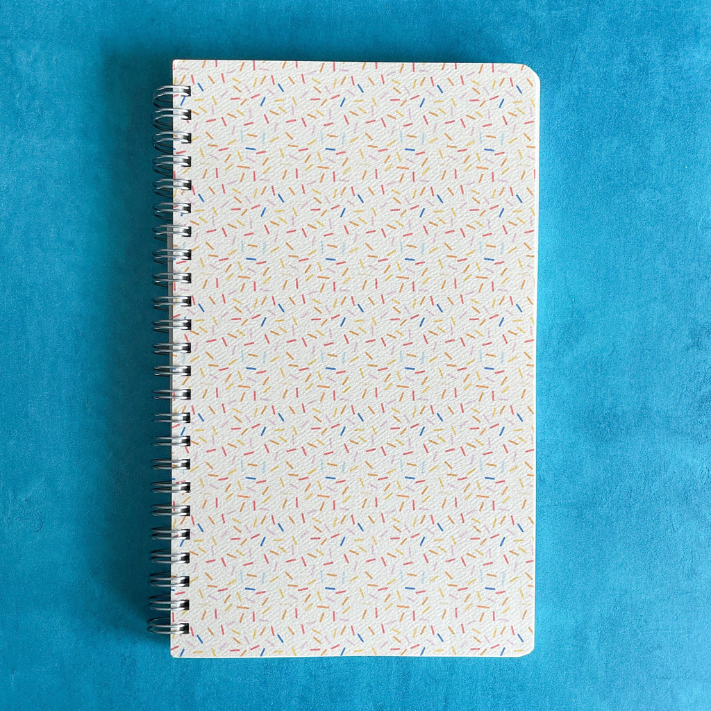Dot Grid Spiral Notebook - Sprinkles