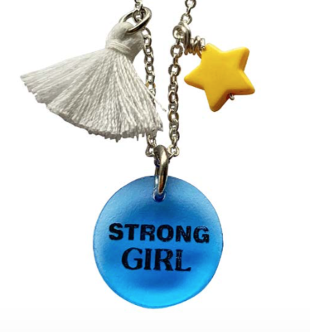 Strong Girl Girl Power Necklace