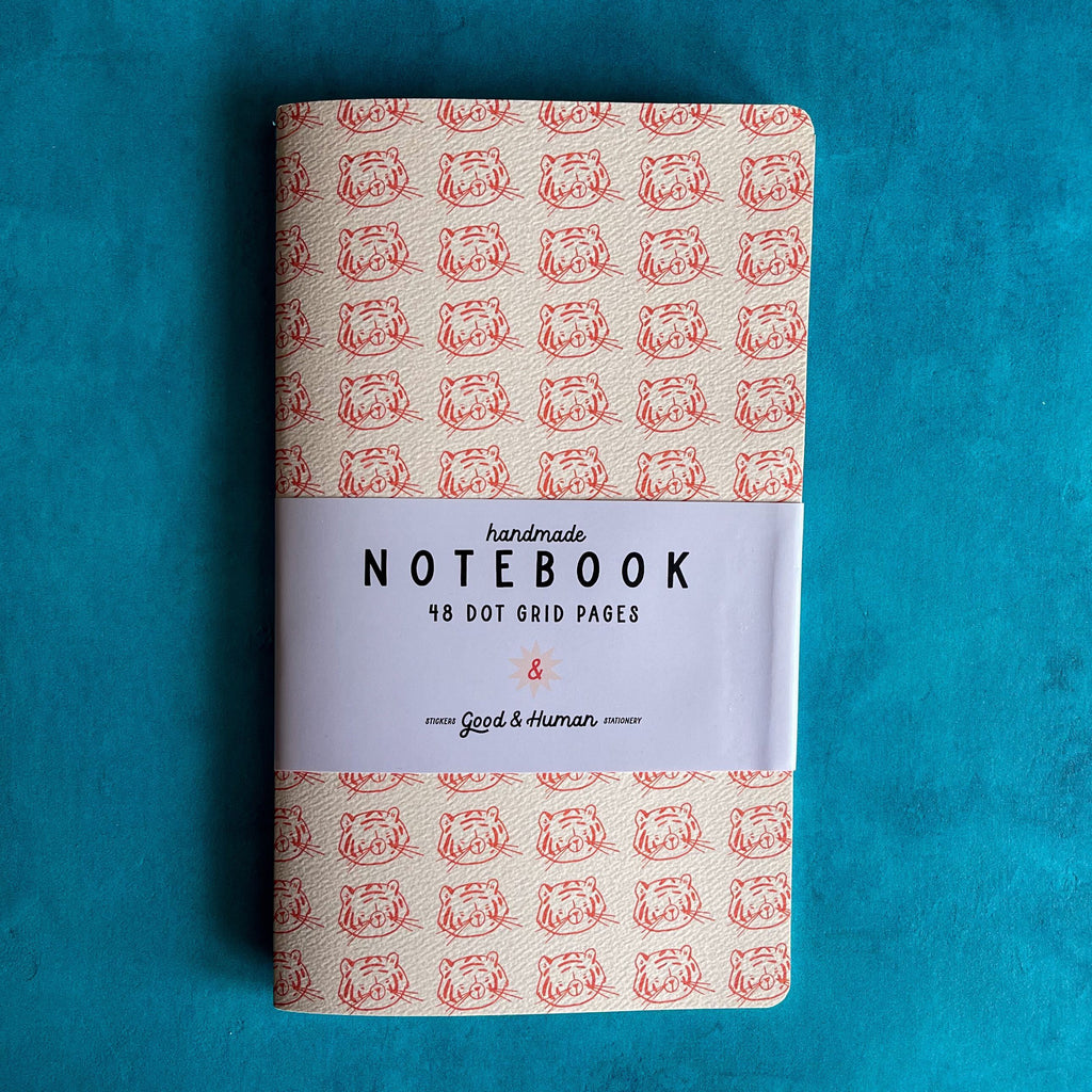 Tiger Dot Grid Notebook